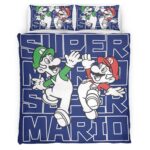 Mario und Luigi Super Mario 5 Kinderbettwäsche – Bettwäsche