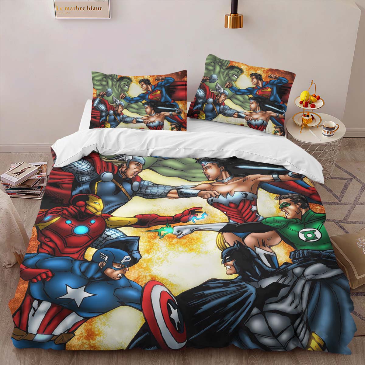 Marvel und DC Comics Kinderbettwäsche – Bettwäsche – Bild 2