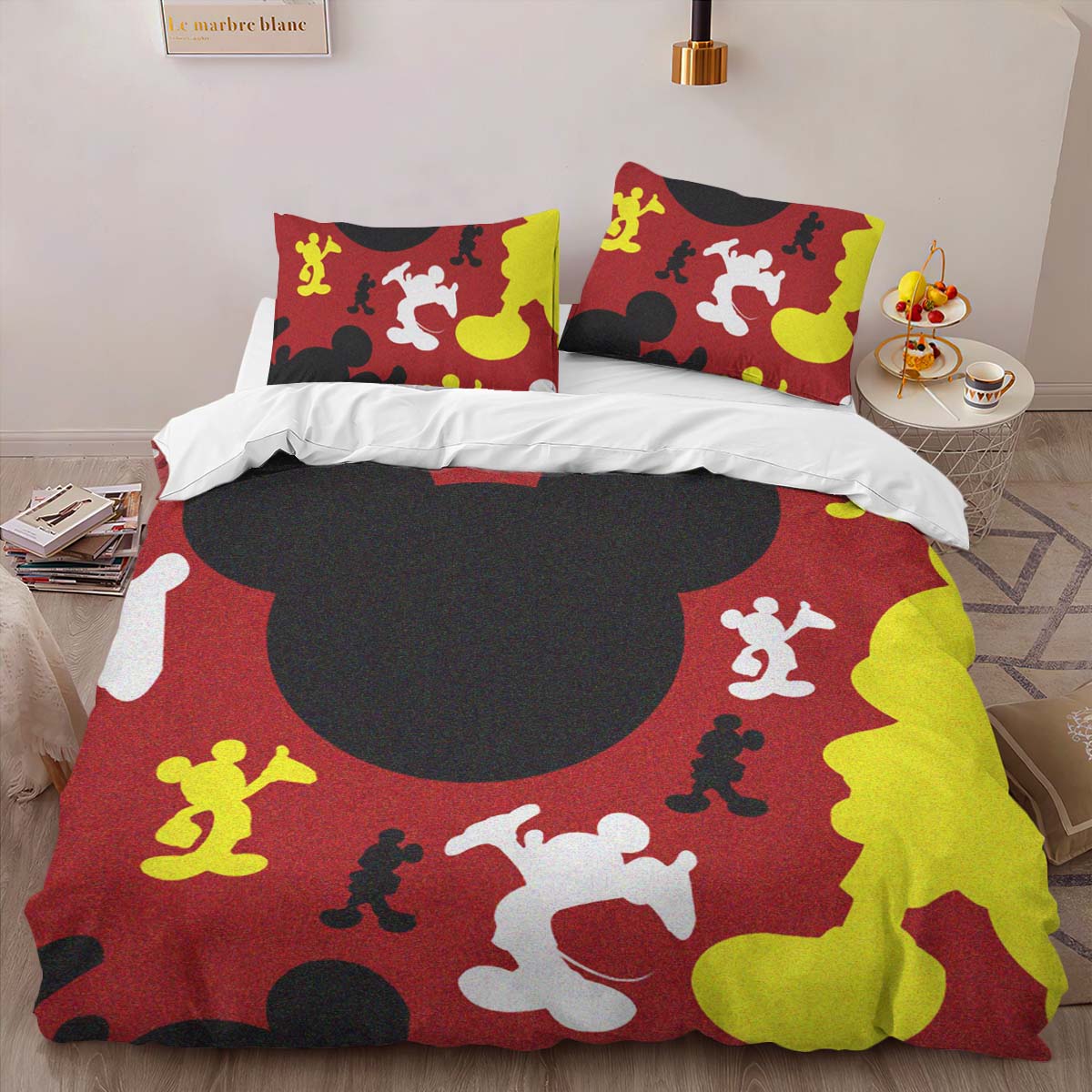 Micky Maus Silhouette Kinderbettwäsche – Bettwäsche – Bild 2