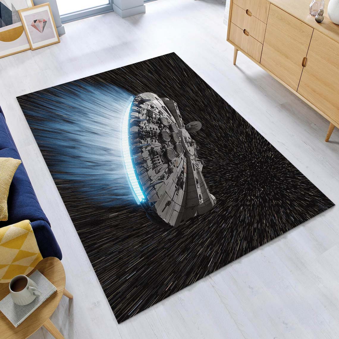 Millennium Falcon Star Wars 1 Teppich – Bild 2