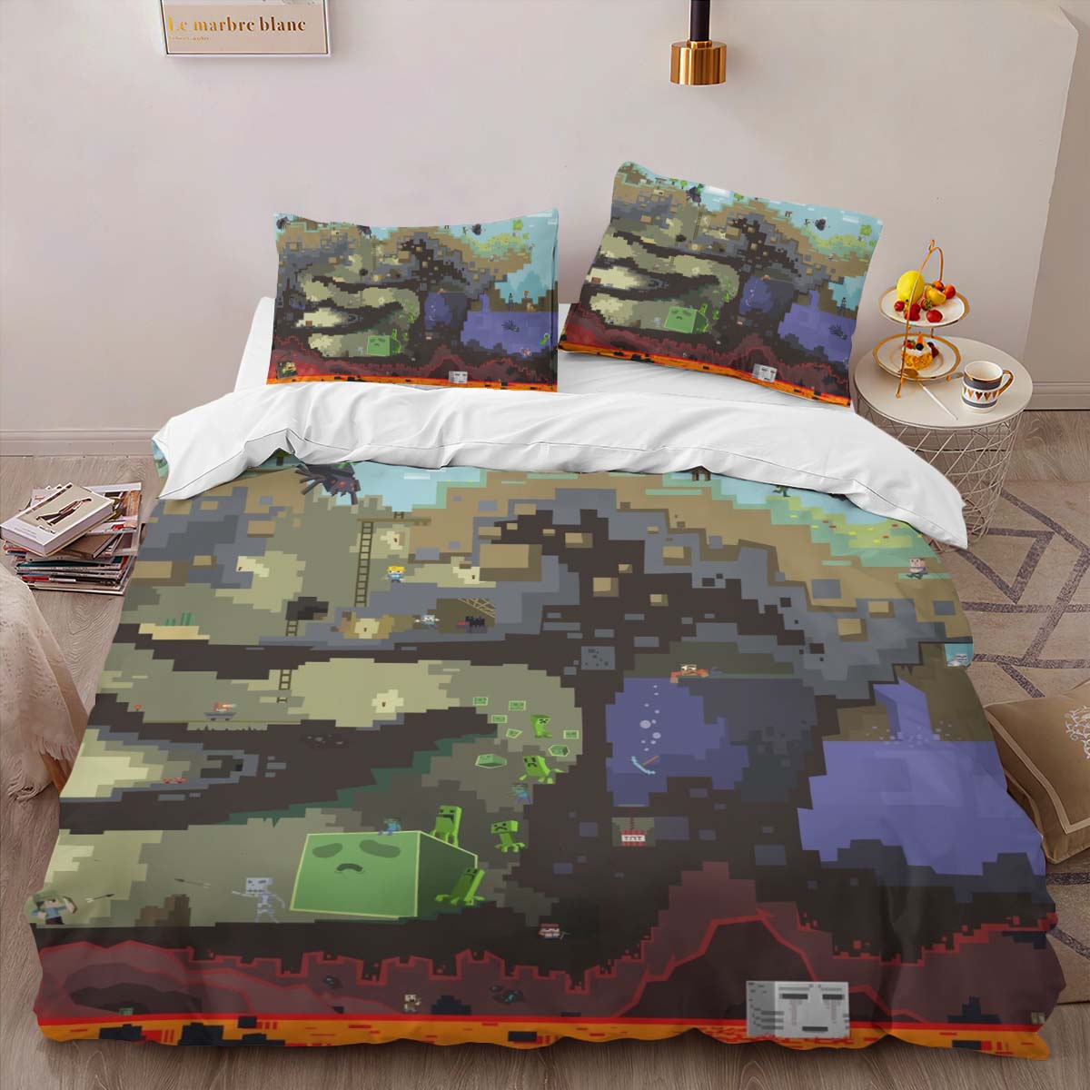 Minecraft Alle Blöcke Kinderbettwäsche – Bettwäsche – Bild 2