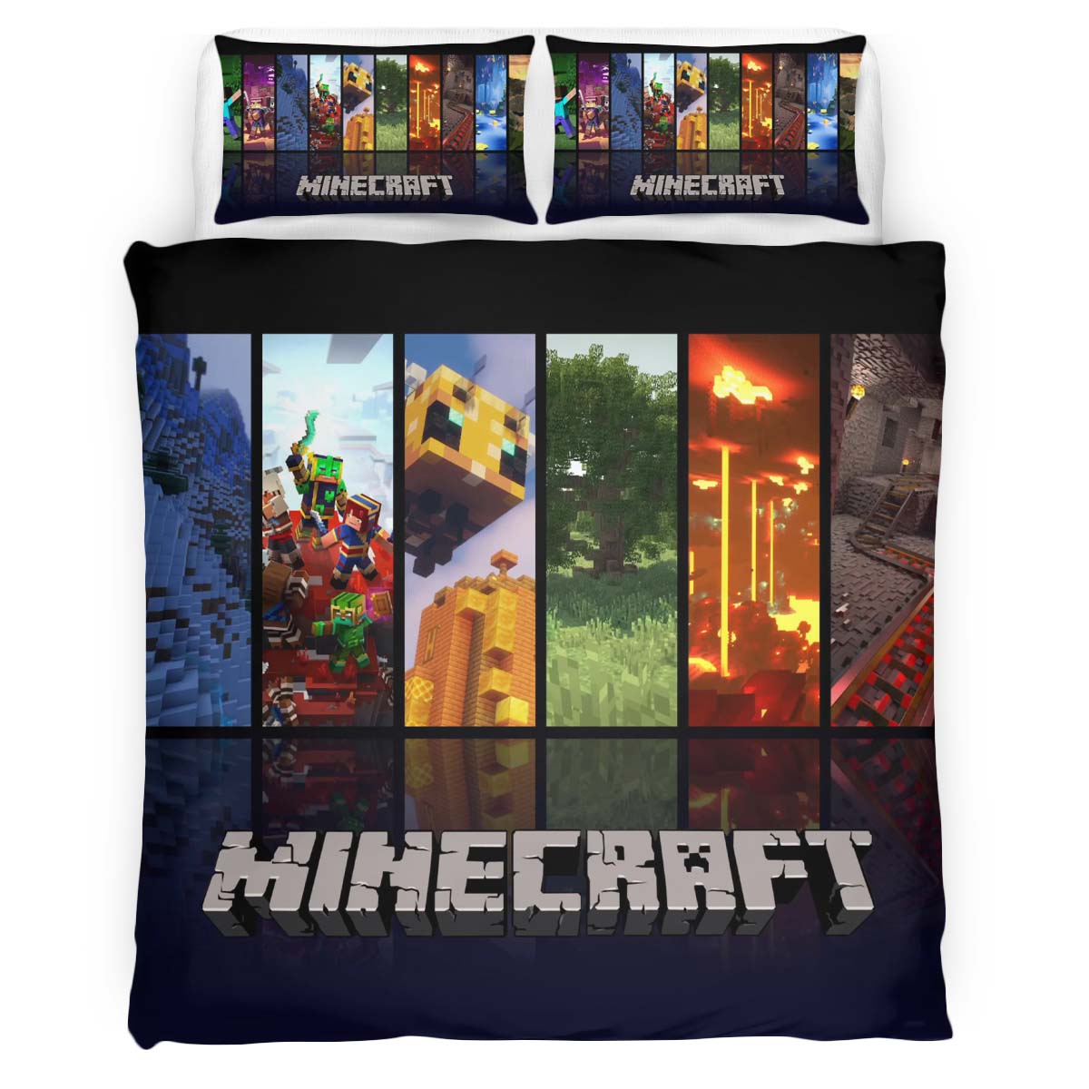 Minecraft Biome Kinderbettwäsche – Bettwäsche