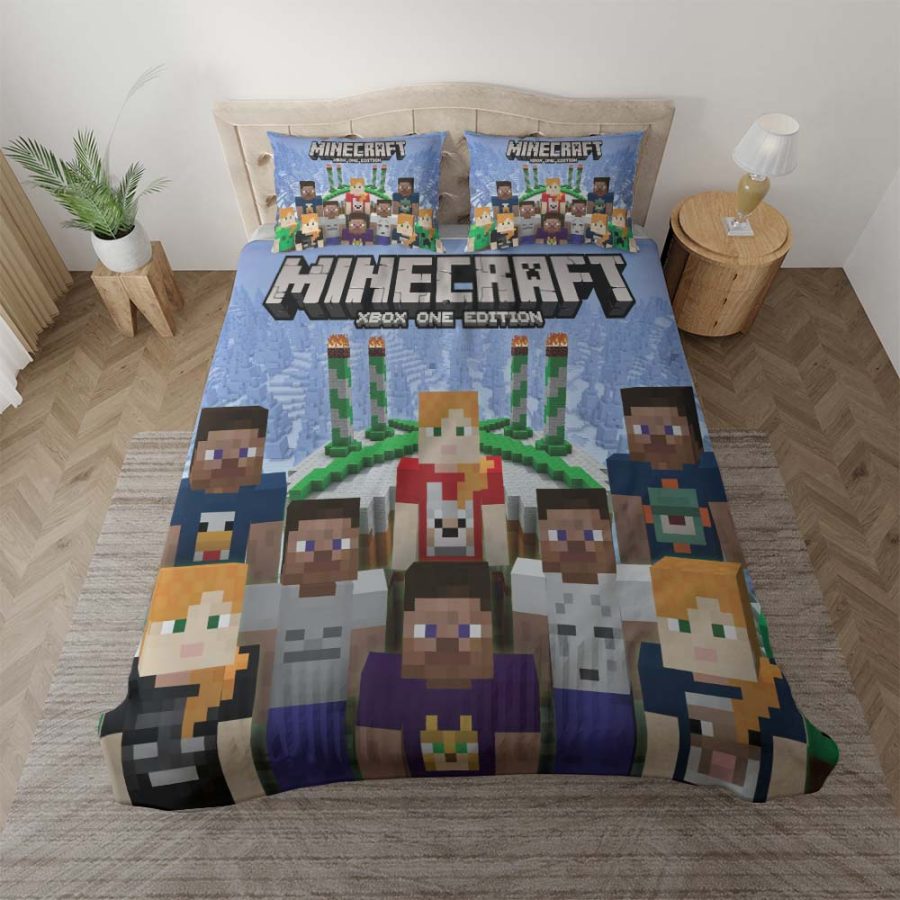 Minecraft Charaktere 1002 Kinderbettwäsche - Bettwäsche – Bild 5