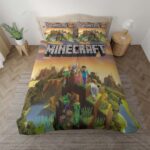 Minecraft Charaktere 1005 Kinderbettwäsche – Bettwäsche