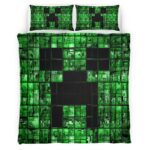 Minecraft Creeper Gesicht 2 Kinderbettwäsche – Bettwäsche