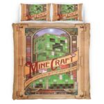 Minecraft Creeper und Charaktere Kinderbettwäsche – Bettwäsche