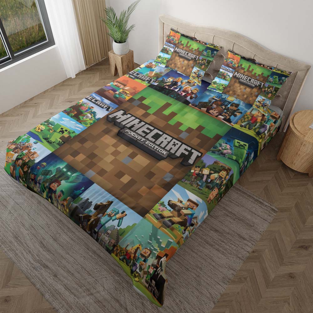 Minecraft Dekorideen Kinderbettwäsche - Bettwäsche – Bild 2