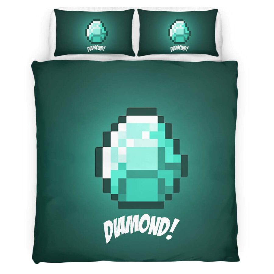 Minecraft Diamant 4 Kinderbettwäsche – Bettwäsche – Bild 4