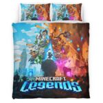 Minecraft Legends Kampf Kinderbettwäsche – Bettwäsche