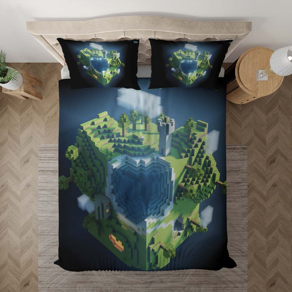 Minecraft Karte 1001 Kinderbettwäsche - Bettwäsche – Bild 3