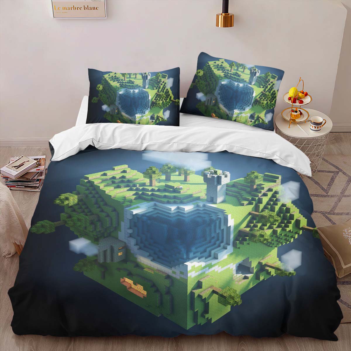 Minecraft Berg Biom Planet Minecraft Kinderbettwäsche – Bettwäsche – Bild 2