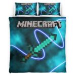 Minecraft Waffe Schwert Diamant 1001 Kinderbettwäsche – Bettwäsche