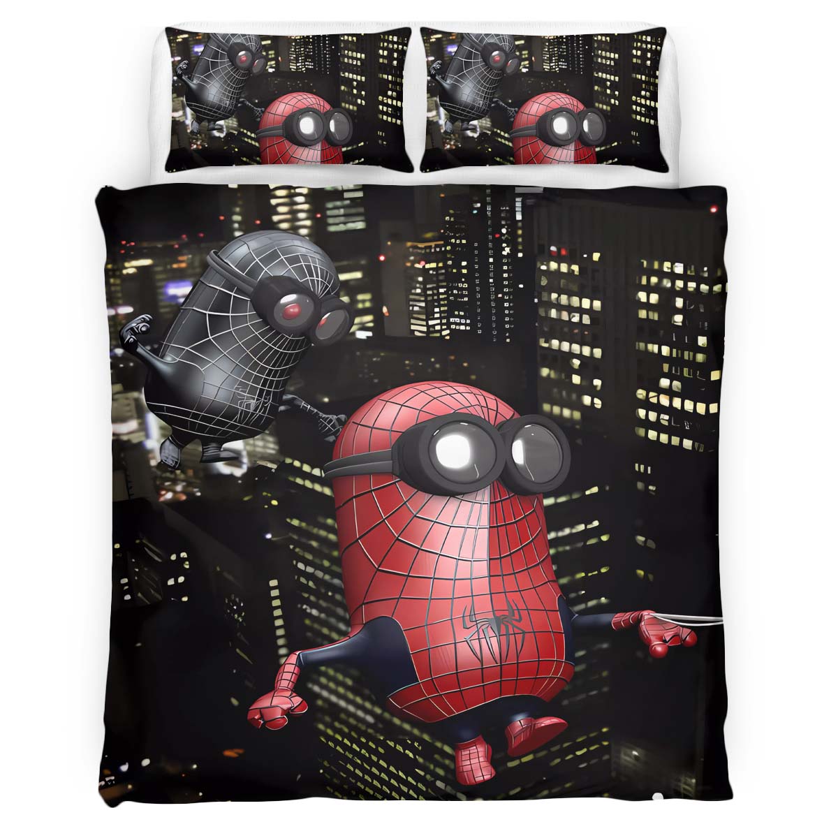Minion Spider-Man Kinderbettwäsche – Bettwäsche