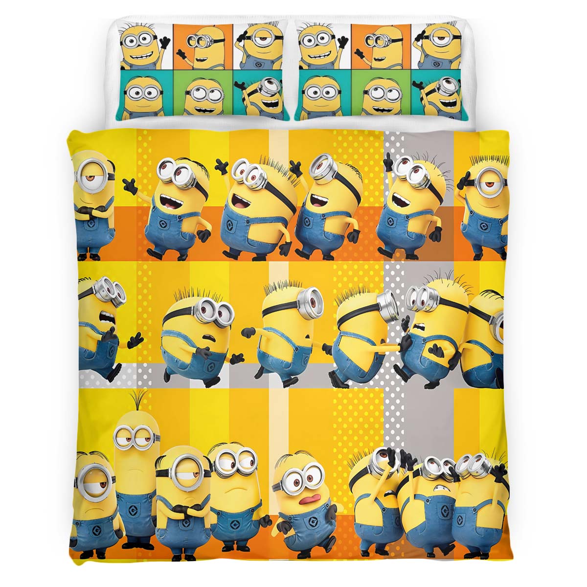 Minions Charaktere 01 Kinderbettwäsche – Bettwäsche