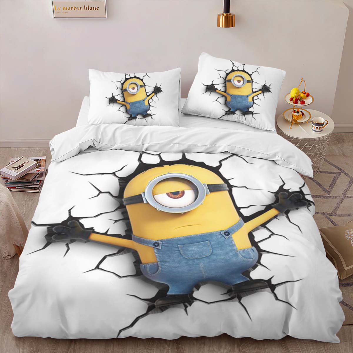 Minions Stuart 05 Kinderbettwäsche – Bettwäsche – Bild 2