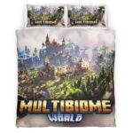 Multi-Biom Minecraft 02 Kinderbettwäsche – Bettwäsche