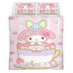 My Melody Süß Hello Kitty 01 Kinderbettwäsche – Bettwäsche