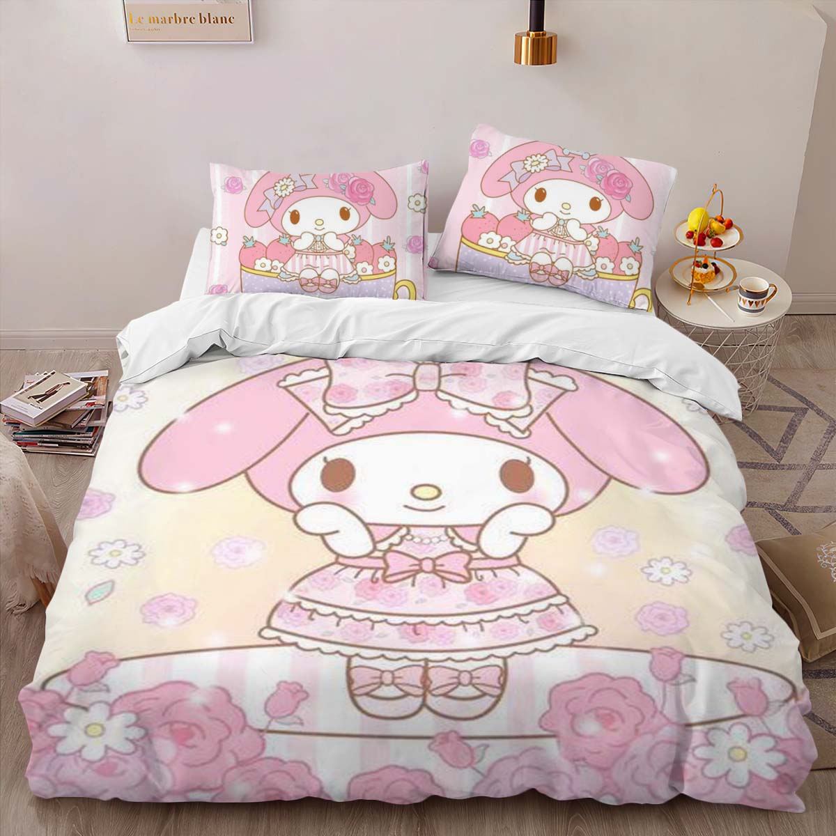 My Melody Süß Hello Kitty 05 Kinderbettwäsche – Bettwäsche – Bild 2
