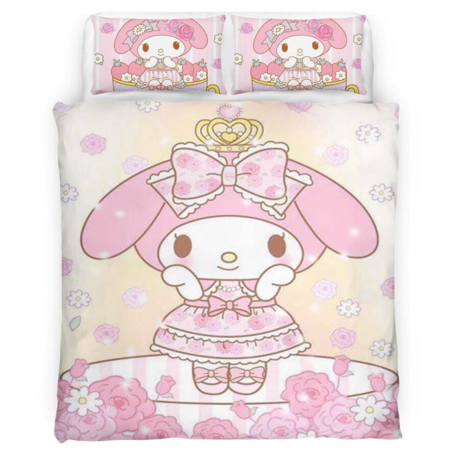 My Melody Süß Hello Kitty 05 Kinderbettwäsche – Bettwäsche – Bild 4