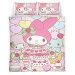 My Melody Süß Hello Kitty Party 03 Kinderbettwäsche – Bettwäsche