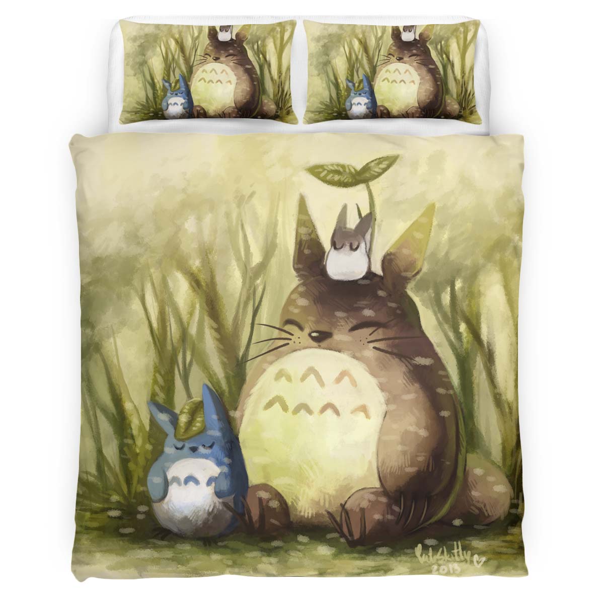 Mein Nachbar Totoro Alle Charaktere 1 Kinderbettwäsche – Bettwäsche