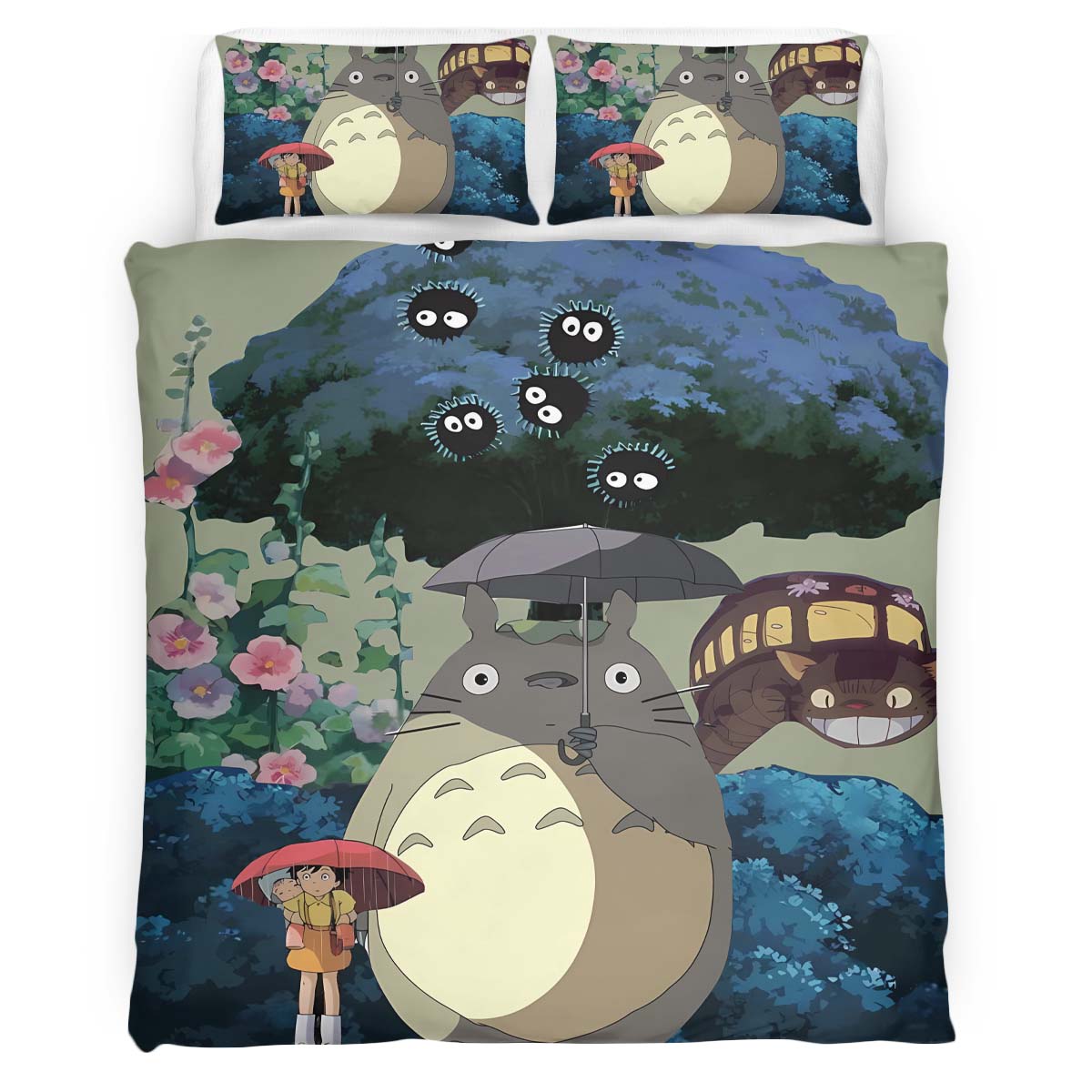 Mein Nachbar Totoro Alle Charaktere 3 Kinderbettwäsche – Bettwäsche