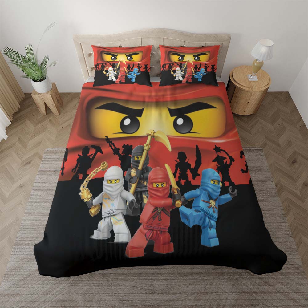 Ninjago Alle Charaktere 1001 Kinderbettwäsche - Bettwäsche