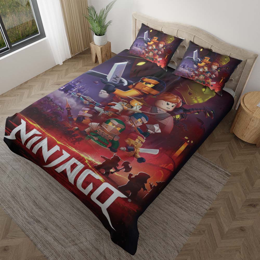 Ninjago Alle Charaktere 1002 Kinderbettwäsche - Bettwäsche – Bild 2