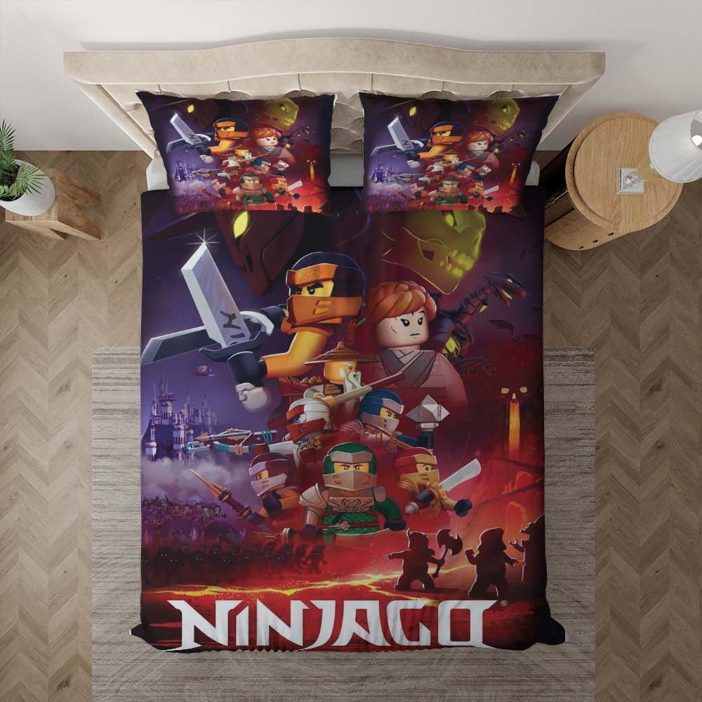 Ninjago Alle Charaktere 1002 Kinderbettwäsche - Bettwäsche – Bild 3