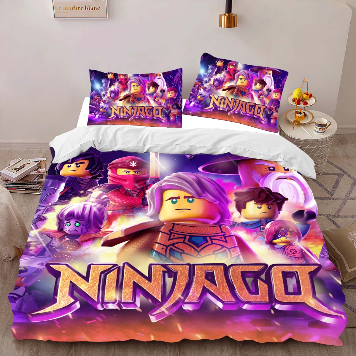 Ninjago Alle Charaktere 1005 Kinderbettwäsche – Bettwäsche – Bild 2