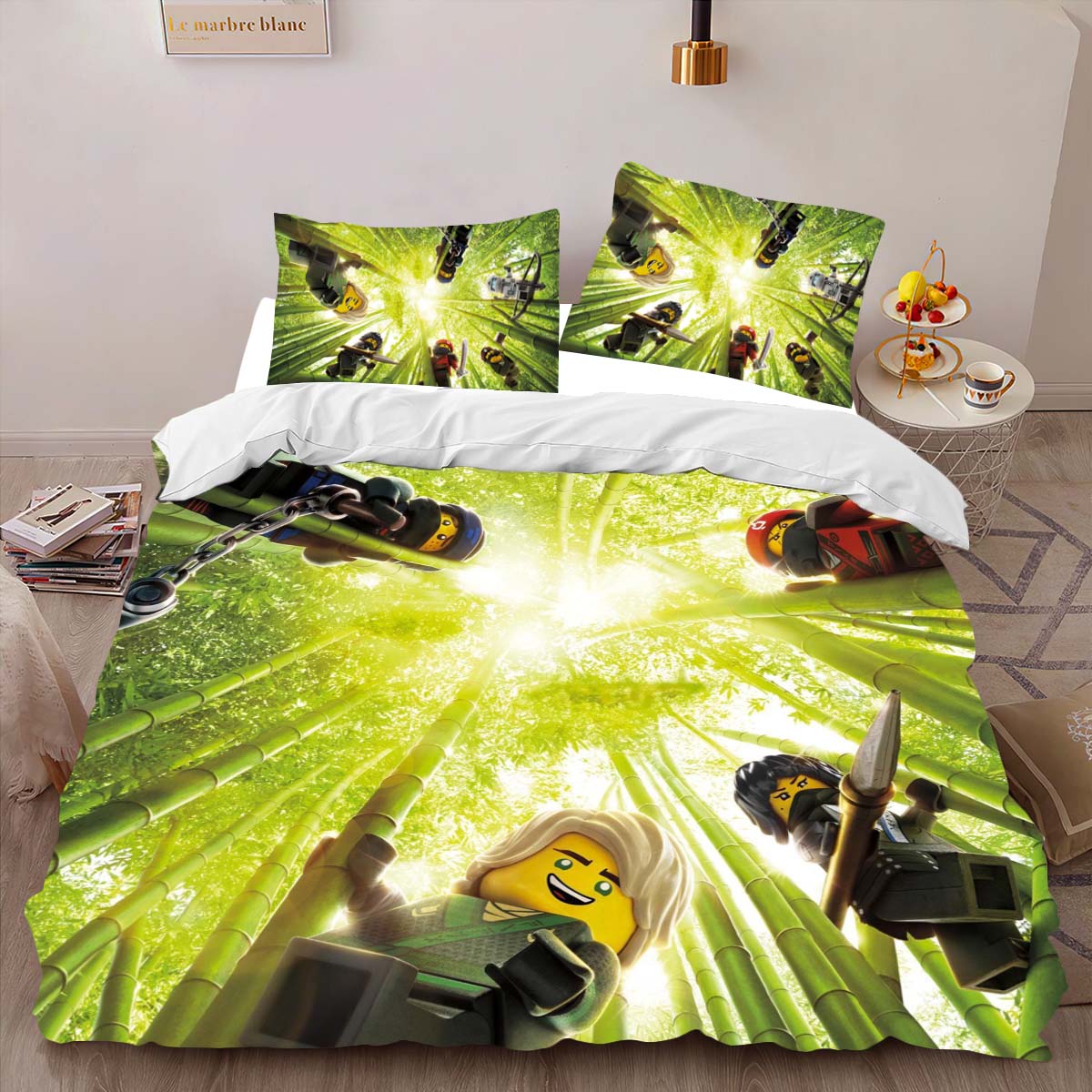 Ninjago Alle Charaktere 1006 Kinderbettwäsche – Bettwäsche – Bild 2
