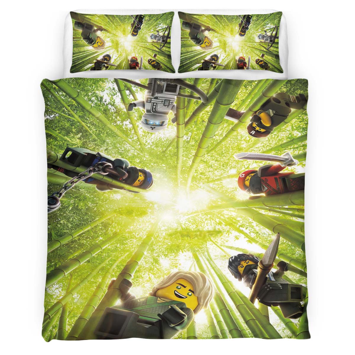 Ninjago Alle Charaktere 1006 Kinderbettwäsche – Bettwäsche