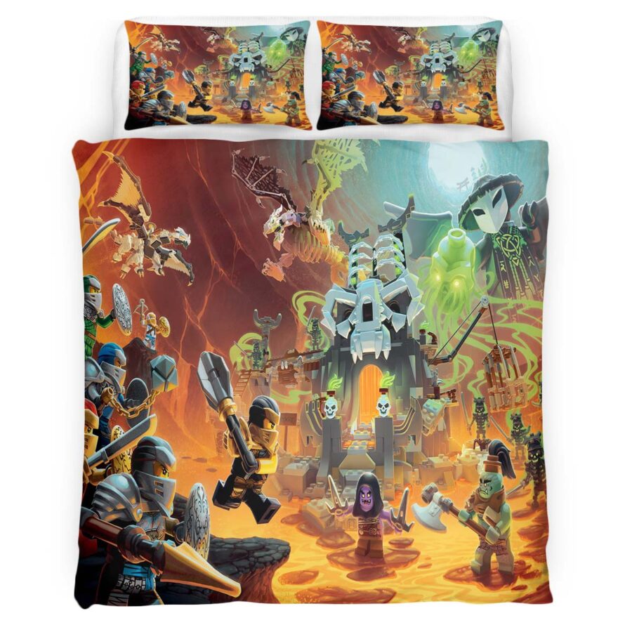 Ninjago Alle Charaktere 1011 Kinderbettwäsche – Bettwäsche – Bild 4