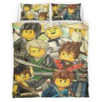 Ninjago Alle Charaktere 1015 Kinderbettwäsche – Bettwäsche