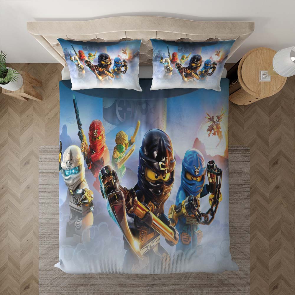 Ninjago Alle Charaktere kämpfen 1008 Kinderbettwäsche - Bettwäsche – Bild 3