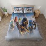 Ninjago Alle Charaktere kämpfen 1008 Kinderbettwäsche – Bettwäsche