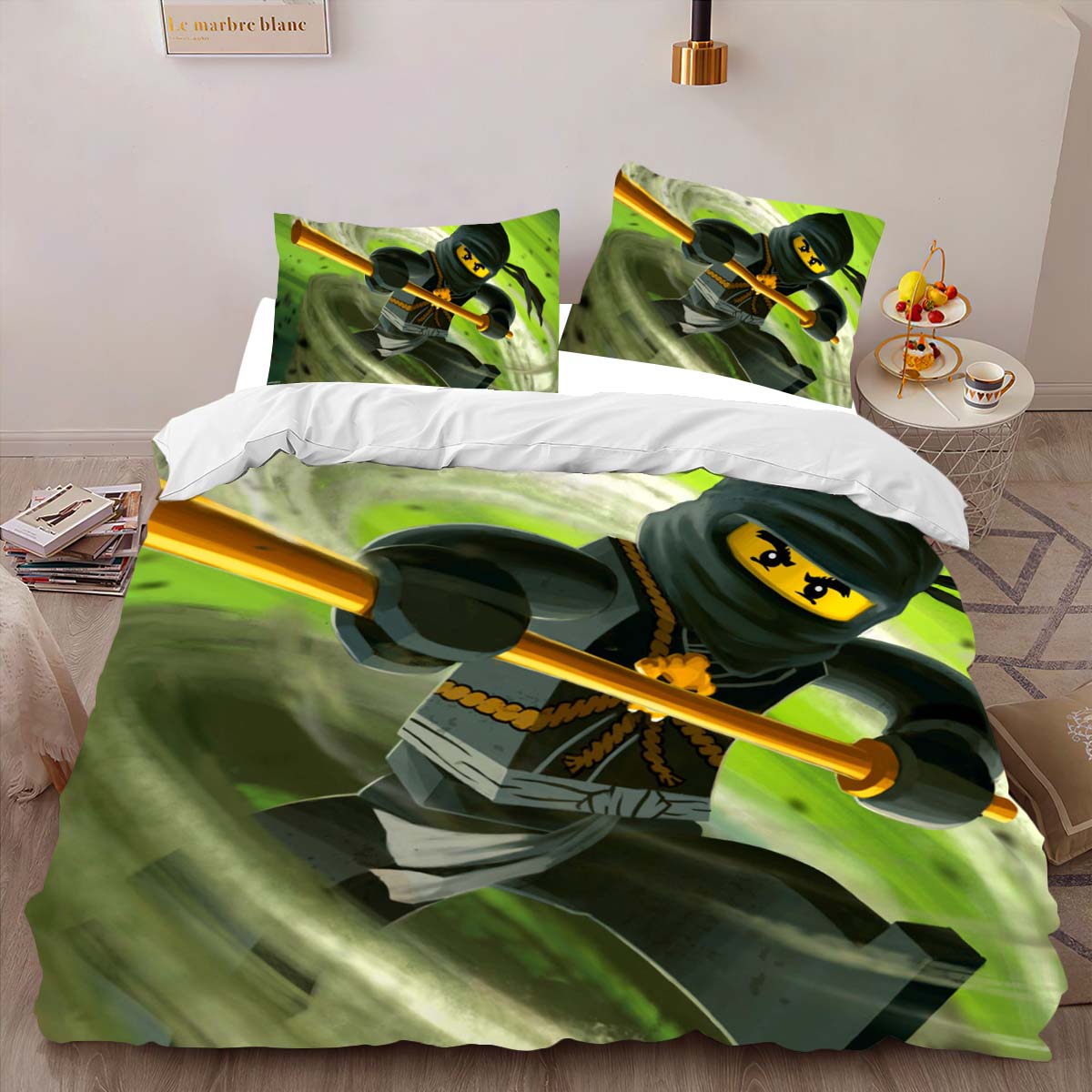 Ninjago Alle Charaktere Kampf 1009 Kinderbettwäsche – Bettwäsche – Bild 2