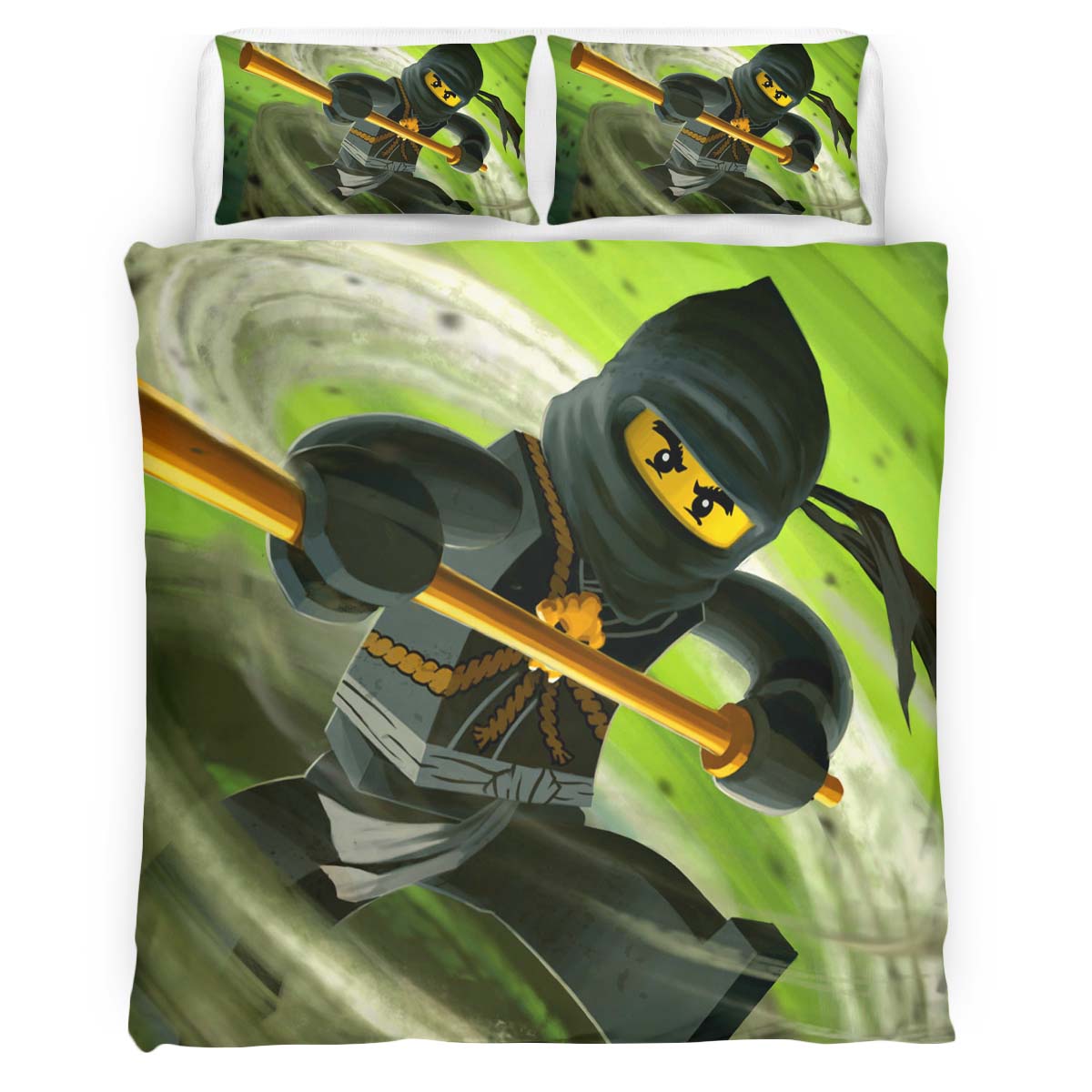 Ninjago Alle Charaktere Kampf 1009 Kinderbettwäsche – Bettwäsche