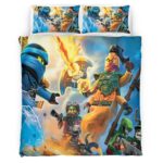 Ninjago Alle Charaktere Kampf 1010 Kinderbettwäsche – Bettwäsche
