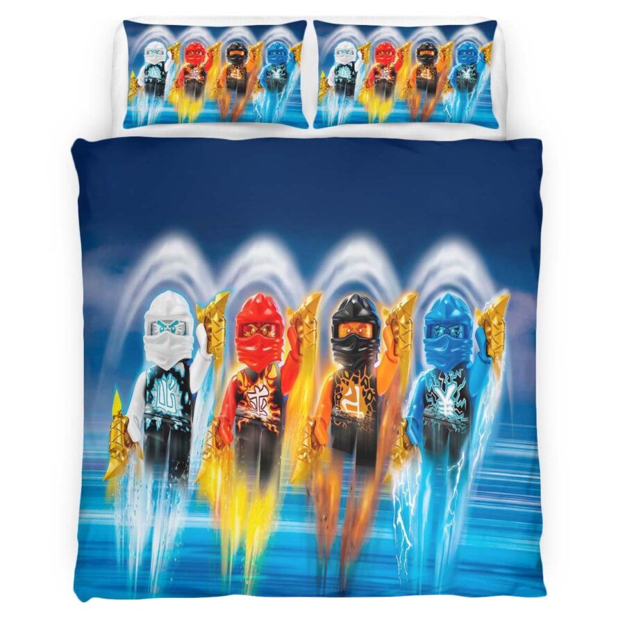 Ninjago Alle Charaktere Kampf 1011 Kinderbettwäsche – Bettwäsche – Bild 4