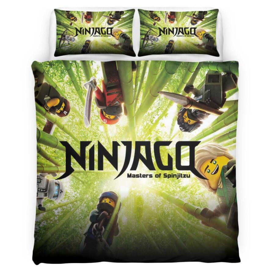 Ninjago Alle Charaktere Kampf 1012 Kinderbettwäsche – Bettwäsche – Bild 4
