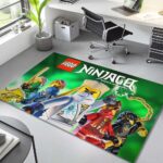 Ninjago Alle Charaktere kämpfen 1013 Teppich