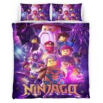 Ninjago Alle Charaktere Kampf 1017 Kinderbettwäsche – Bettwäsche