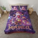 Ninjago Alle Charaktere kämpfen 1017 Kinderbettwäsche – Bettwäsche