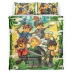 Ninjago Alle Charaktere Kampf 1019 Kinderbettwäsche – Bettwäsche