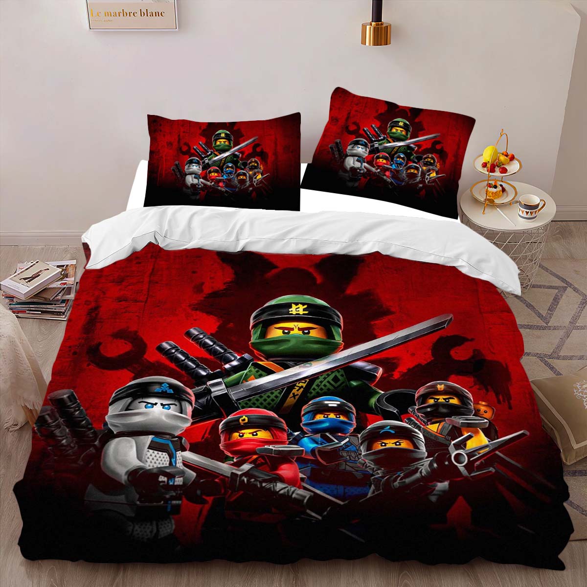 Ninjago Alle Charaktere Lloyd Kai Jay Nya Cole Zane Kinderbettwäsche – Bettwäsche – Bild 2