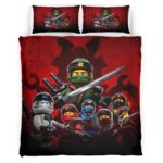 Ninjago Alle Charaktere Lloyd Kai Jay Nya Cole Zane Kinderbettwäsche – Bettwäsche