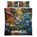 Ninjago Meister der Zeit Alle Charaktere Lloyd Jay Kai Zane Nya Cole Meister Wu Kinderbettwäsche – Bettwäsche