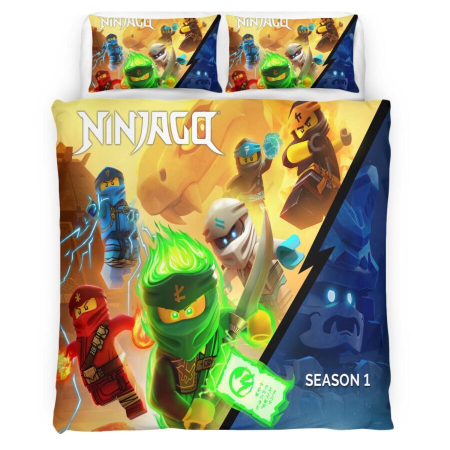 Ninjago Staffel 1 Alle Charaktere 101 Kinderbettwäsche – Bettwäsche – Bild 4