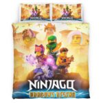 Ninjago Aufstieg der Drachen Alle Charaktere 102 Kinderbettwäsche – Bettwäsche